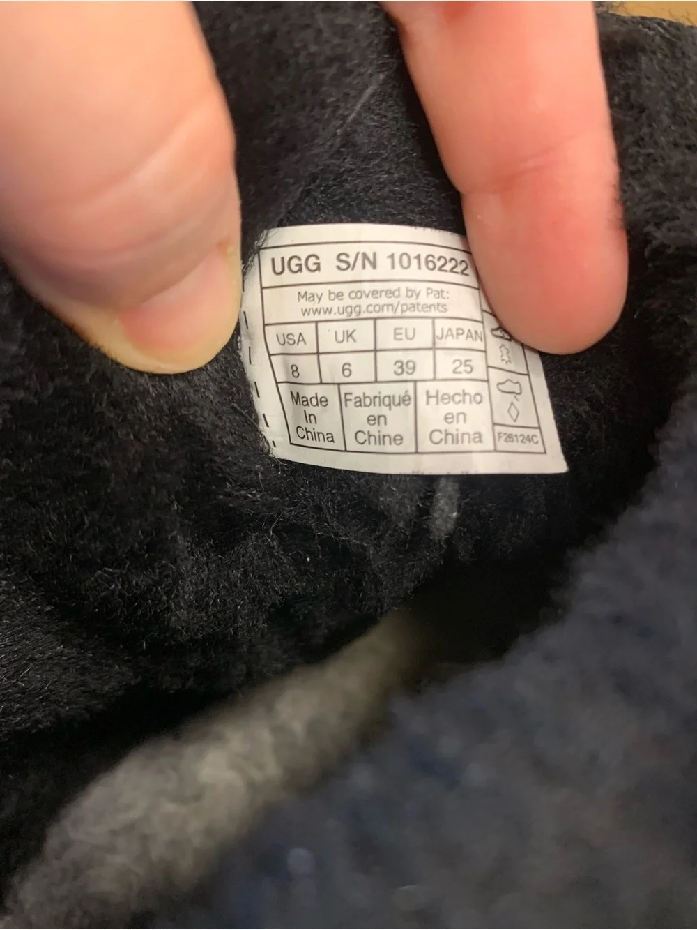 UGG Classic Mini Black Boots - Size 8